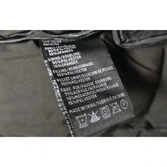 NuAge Women's Jacket Sz S/P Regular Stretch Puffer Coat w Removable Hood Black - Picture 10 of 15